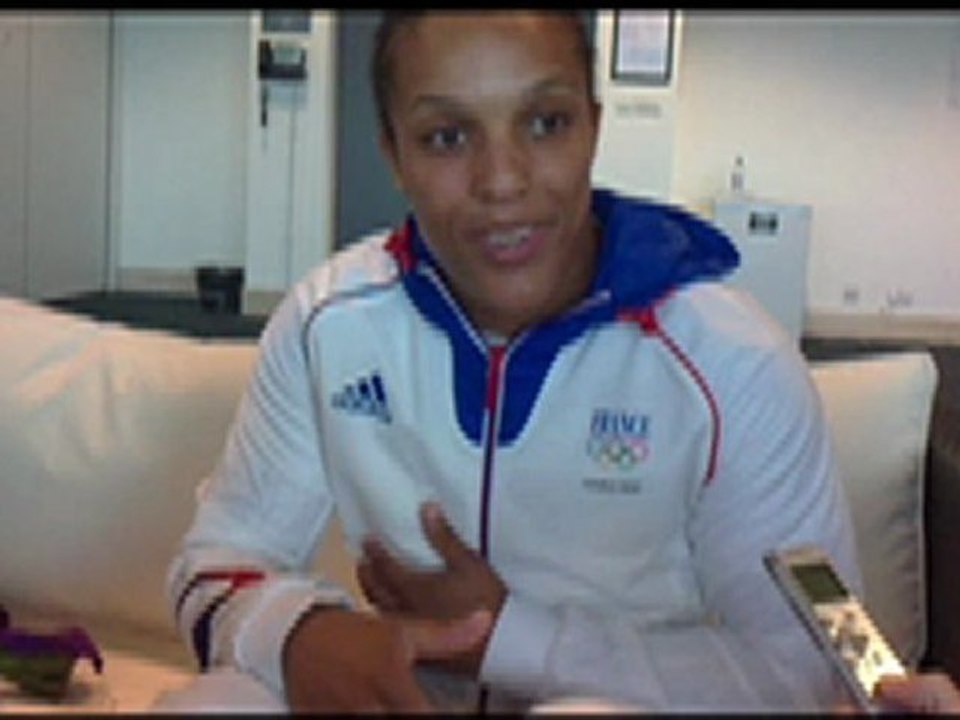 Interview Lucie Décosse (judo) après sa médaille d'or aux JO de Londres