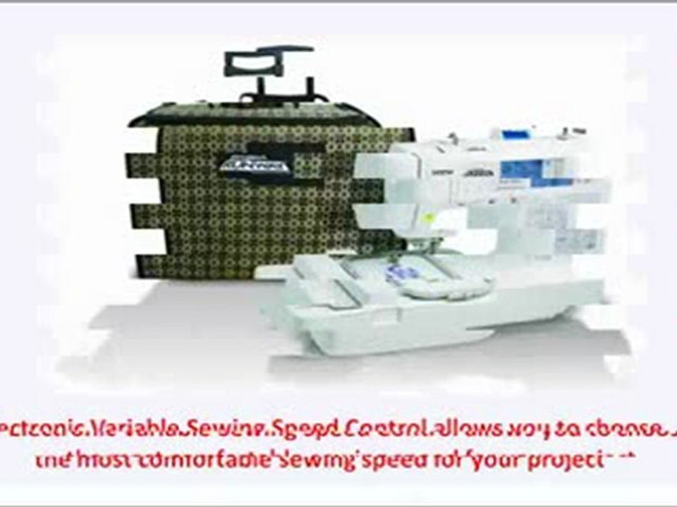 BEST BUY Brother LB6800PRW Project Runway Computerized Embroidery and Sewing Machine