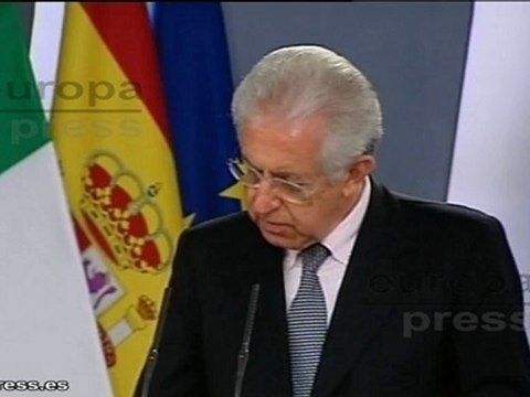 Monti no ve ningún paso atrás en Draghi