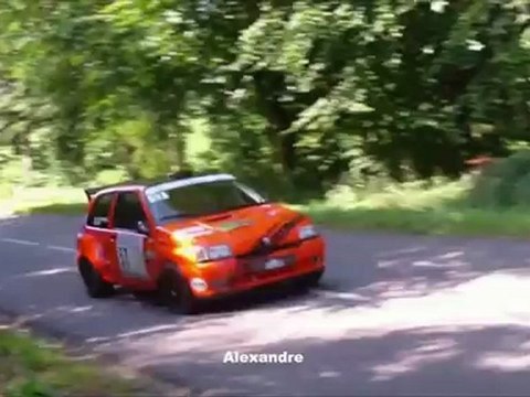 F.BOS - E.LAPERSONNE Clio Williams F2000 14 Rallye Auto Pièces 27 Kalt Bec 2012 ES2 4 6 pays roumois caméra embarquée