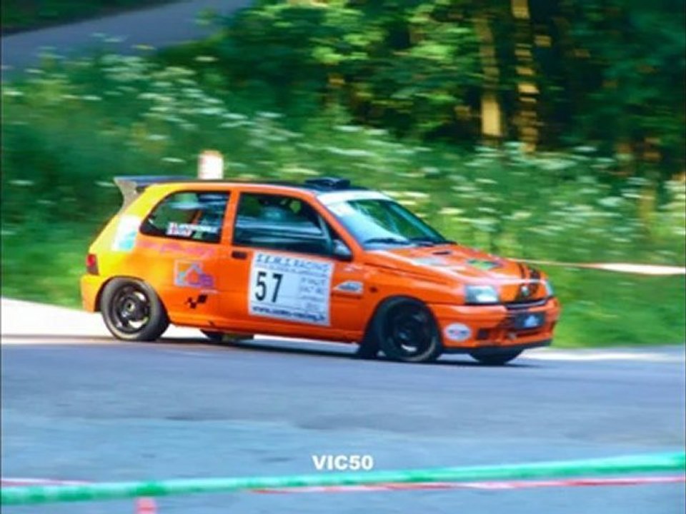 F.BOS  E.LAPERSONNE Clio Williams F2000 14 Rallye Auto Pièces 27 Kalt Bec 2012 ES1 3 5 Orival caméra embarquée
