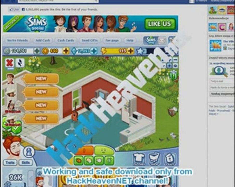 The Sims Social Hack Cheat ! LINK DOWNLOAD August 2012 Update