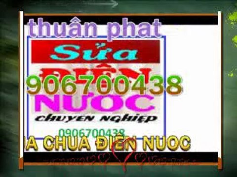 THO SUA CHUA DIEN NUOC TAI NHA TPHCM 0906700438