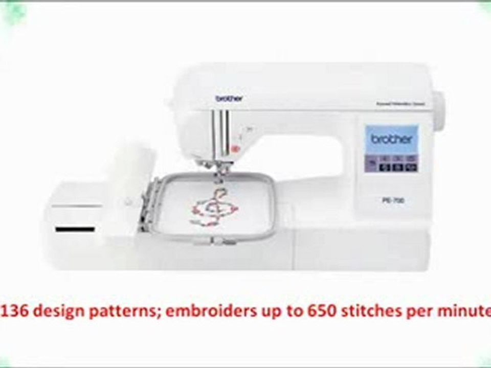 BEST BUY Brother PE700 The Perfect Embroidery M...