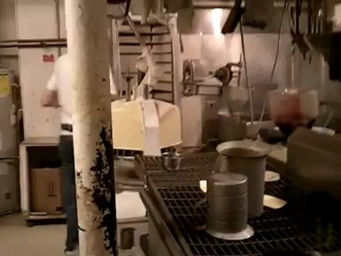 Baby Sleeps In A Bakery Bowl .. Mr. Hermann talks about growing up in the bakery business. Royal Oak, Michigan. Small business.