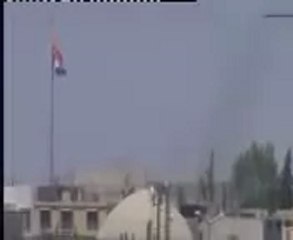 Syria فري برس حماه المحتلة مشاع الاربعين تصاعد الدخان واصوات القصف2 8 2012 Hama