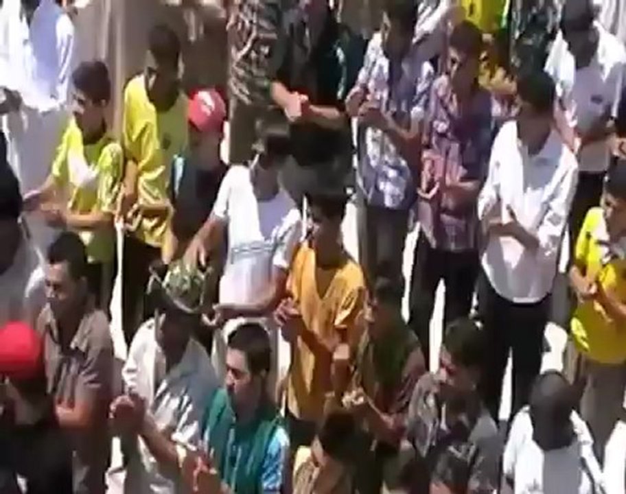 Syria فري برس حماه المحتلة مظاهرة لأحرار التوبة وجبل شحشبو الخميس 2 8 2012 Hama