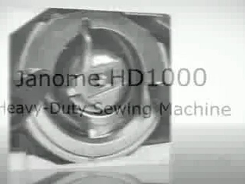 Janome HD1000 Heavy-Duty Sewing Machine with 14 Built-In Stitches For Sale
