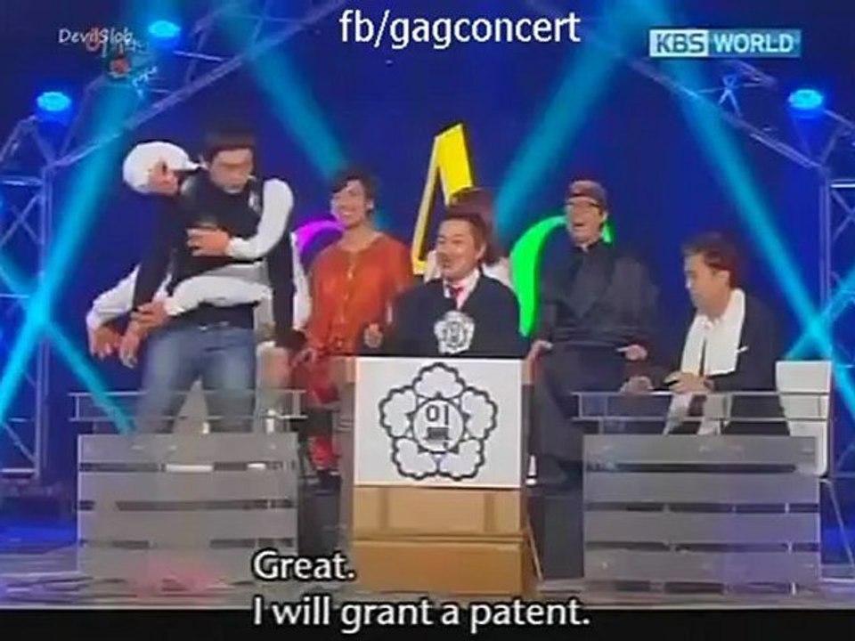 Selfish Patent Office Gag Concert E653 ( ENGSUB) 21 july 2012@kbsw