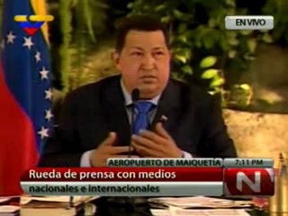 (VÍDEO) Presidente, Hugo Chávez, en rueda de prensa a su regreso de Brasil 01.08.2012 (4/6)