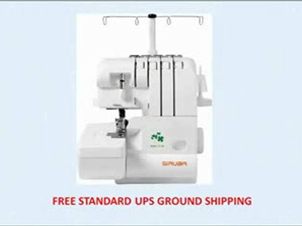 Siruba HSO-747D 4 Thread Overlock Serger Sewing Machine Review