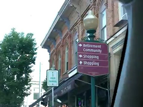 Arriving In Downtown Chelsea - We arrived in downtown Chelsea, Michigan on a quiet evening.
