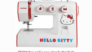 Janome 15822 Hello Kitty Sewing Machine with 22 built in stitches and a one-step buttonhole Best Price