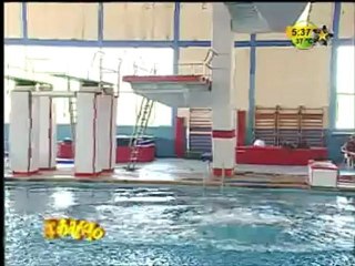 El Hijo del Ninja en la prueba de los clavados