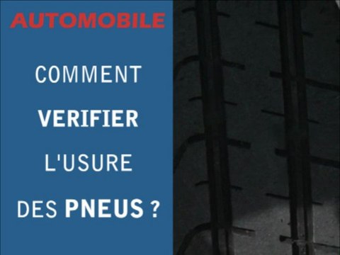 AUTOMOBILE Comment vérifier l'usure des pneus ?