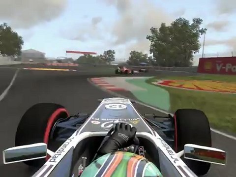 F1 2011 - GP du Canada - Schumacher vs Alonso (vu en onboard)