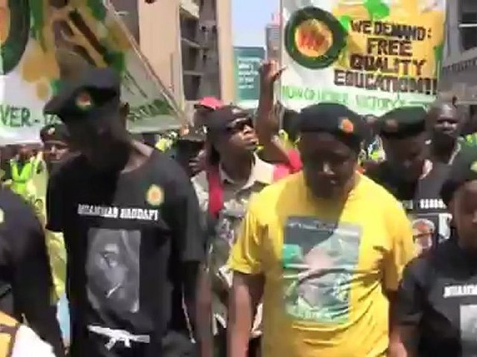 Economic Freedom Fighters struggle against evil in South Africa