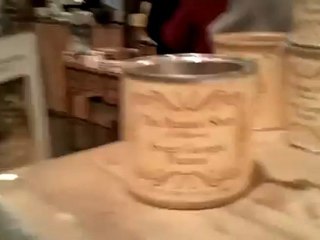 Shopping At a Peanut Store - Terrance samples some sweet pecans.  Business.