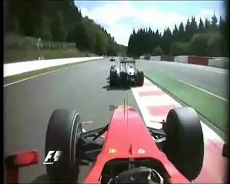 F1 2009 Belgian GP Räikkönen Onboard Start [HD] BBC POST FORUM