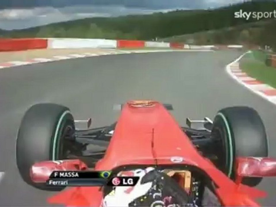F1 2010 Spa-Francorchamps Onboard Massa Qualifying Lap [HD] Engine Sounds