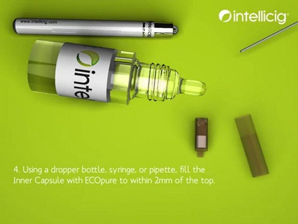 Remplir sa cigarette électronique avec son e-liquide ECOpure