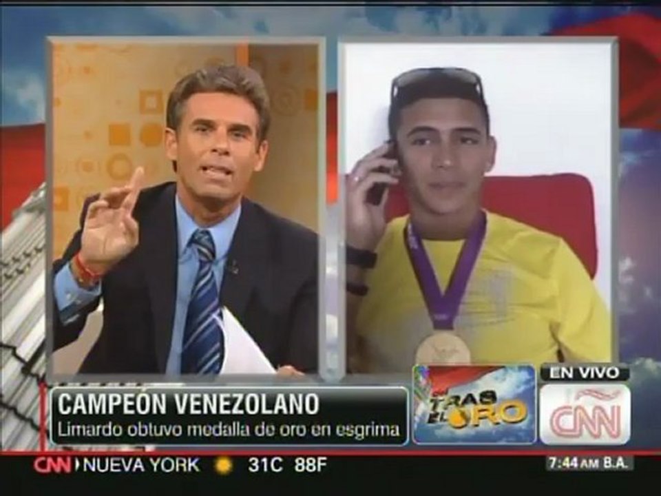 Rubén Limardo: Mi medalla unió al país ese 1º de agosto