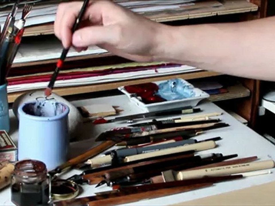 A la rencontre... de Julien Chazal, calligraphe à Paris