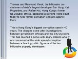 Hong Kong Property Billionaires Charged With Fraud