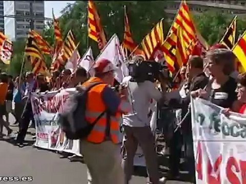 200 personas se manifiestan contra la privatización de Renfe
