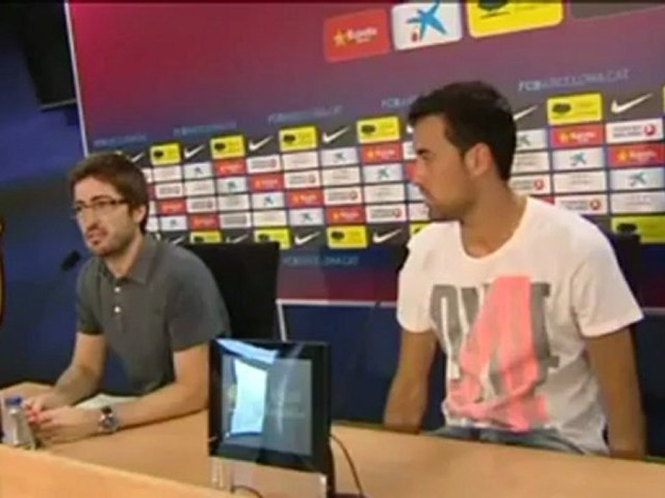 Deportes / Fútbol; Barça, Busquets declaró que el ganar al Real Madrid daría confianza al equipo