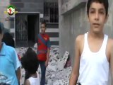 Syria فري برس  حمص  نداء من حرائر حمص المحاصرة واطفالها لفك الحصار 2 8 2012 Homs