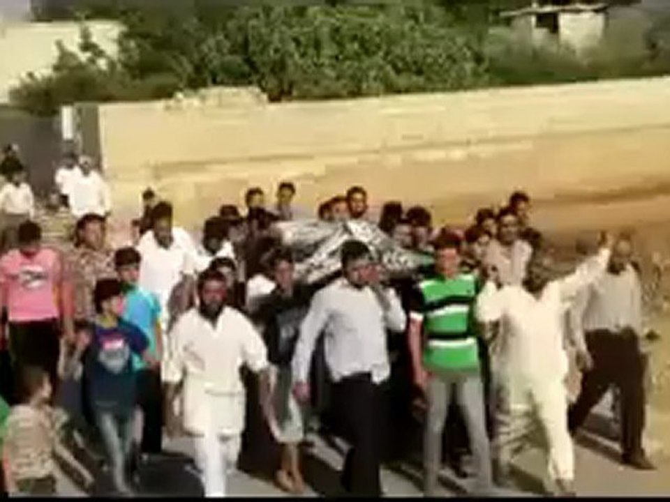 Syria فري برس ادلب  تفتناز تشييع الشهيد أحمد محمد حاج ابراهيم 2 8  2012 ج1 Idlib