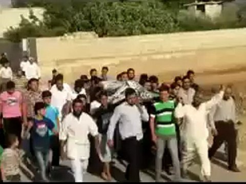 Syria فري برس ادلب تفتناز تشييع الشهيد أحمد محمد حاج ابراهيم 2 8 2012 ج1 Idlib