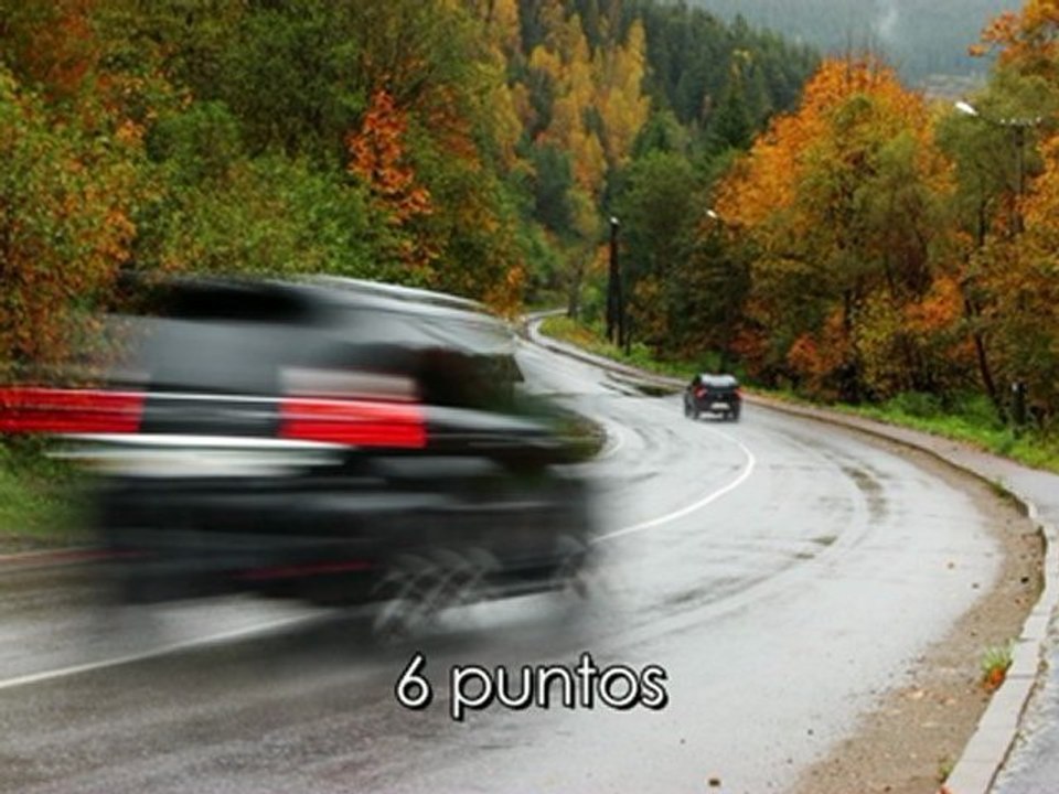 11 Seguridad Vial perdida de 6 puntos