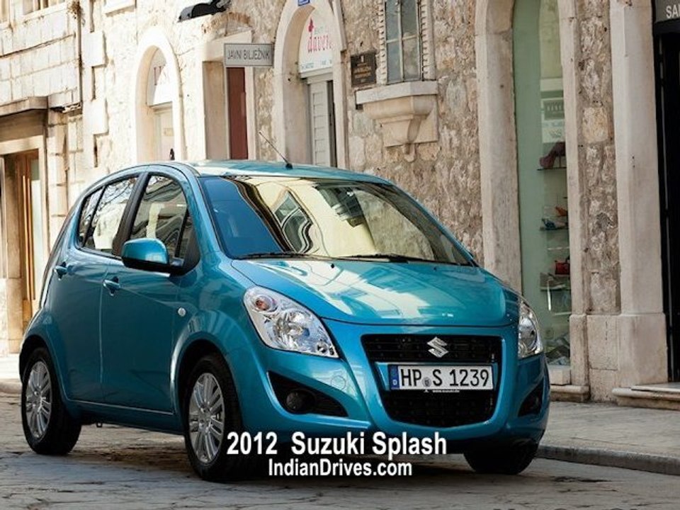 2012 Suzuki Splash Facelifted Launched