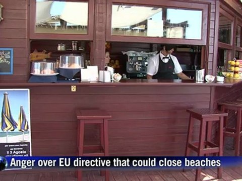 Parasols on strike as Italy private beaches protest