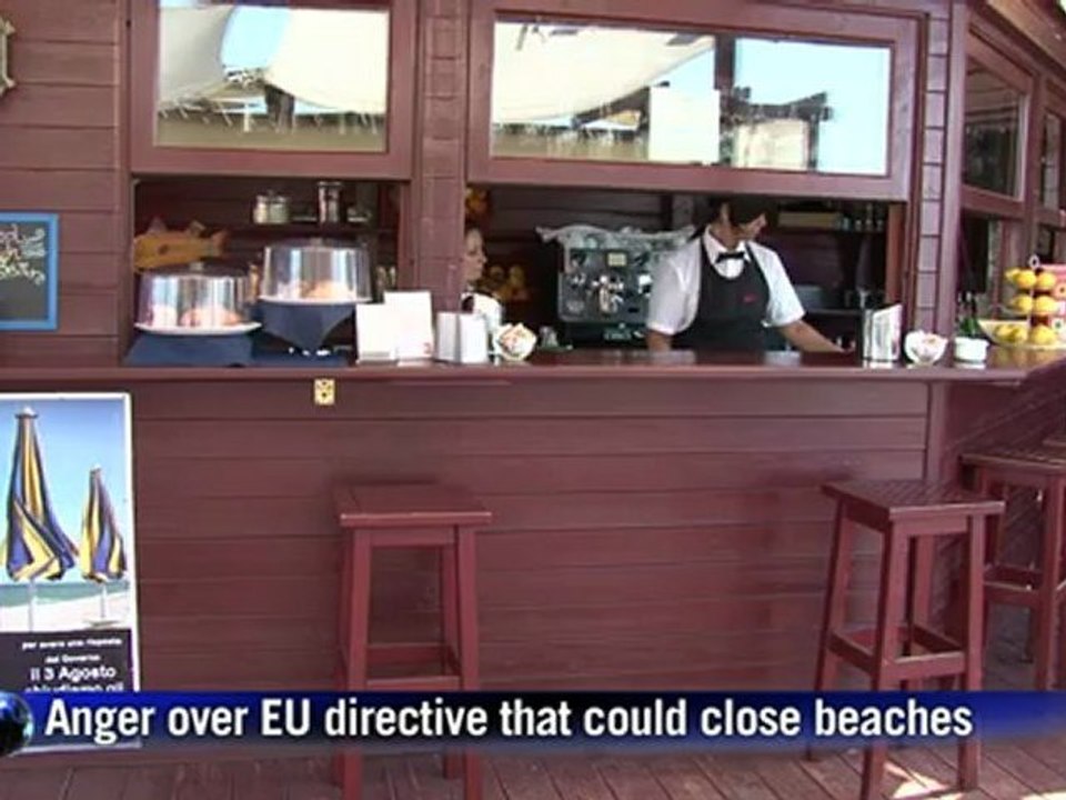 Parasols on strike as Italy private beaches protest