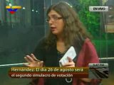 (VÍDEO) Contragolpe (2/2): Rectora CNE Socorro Hernández 02.08.2012