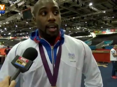 Judo : le Français Teddy Riner champion olympique des +100kg