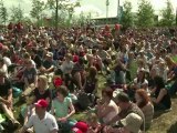Olympics Park bursting with spectators