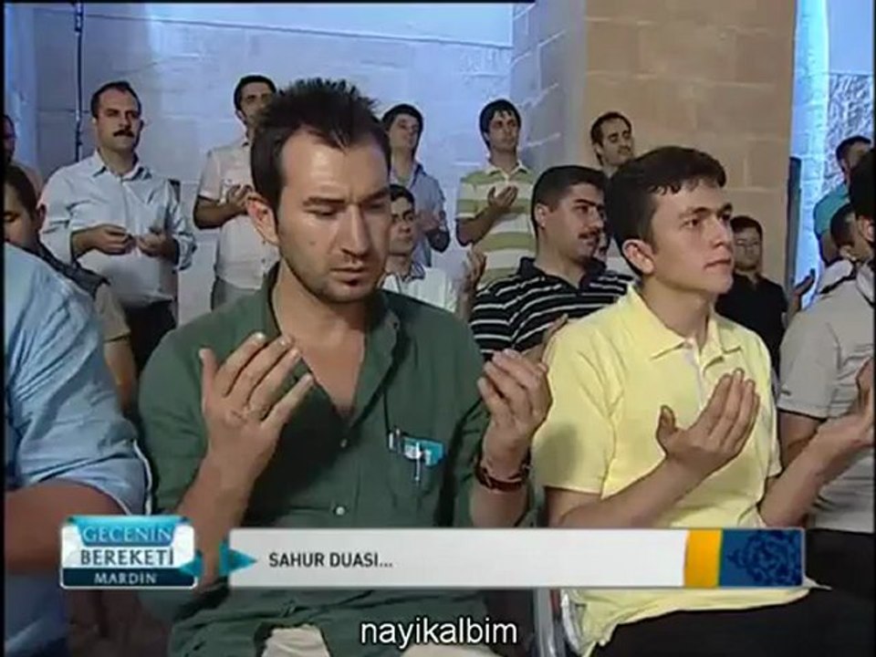3 Sahur duası MARDİN Gecenin bereketi 2012 STV
