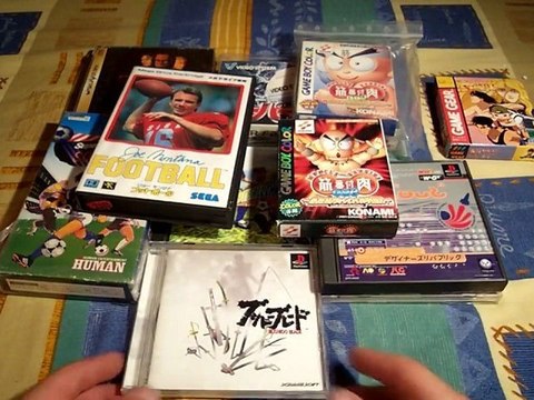 Kinikuman77 vous presente le deballage d'un colis de jeux Jap a petit prix.