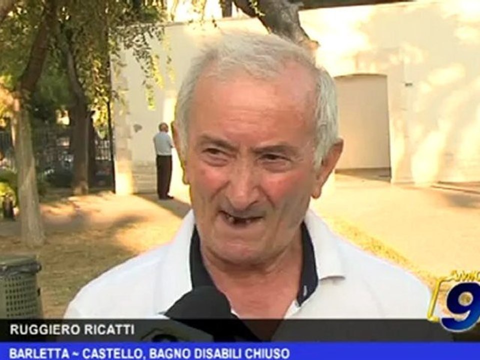 Barletta | Castello, bagno disabili chiuso