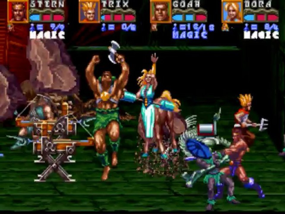 Golden Axe-Revenge of Death Adder 4-Player Playthrough Part 2