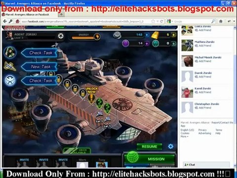 Marvel Avengers Alliance Hack ƒ FREE Download ƒ August 2012 Update
