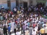 Syria فري برس حلب  دارةعزة مظاهرة في جمعة ديرالزور النصر القادم من الشرق 3 8 2012 Aleppo