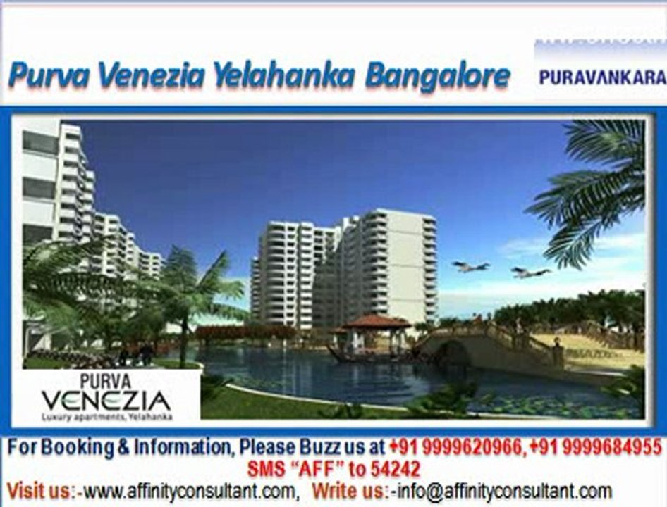 Purva Venezia Yelahanka Bangalore @ 09999620966, Purva Venezia Bangalore