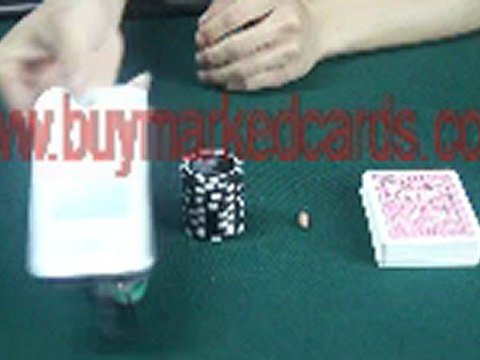 Casino puce caméra de balayage pour lire des cartes marquées