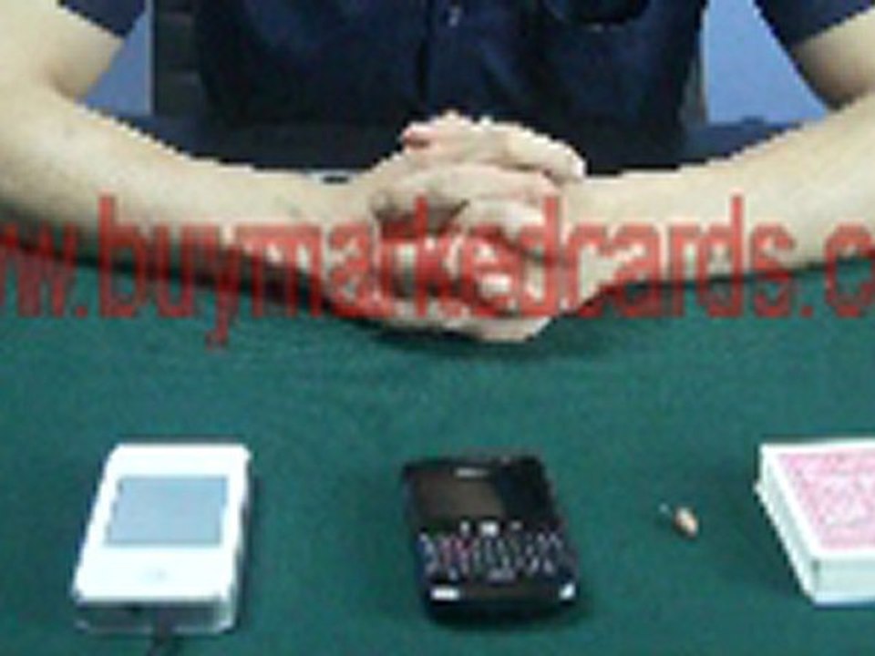 Texas Hold'em caméra de balayage pour lire des cartes marquées