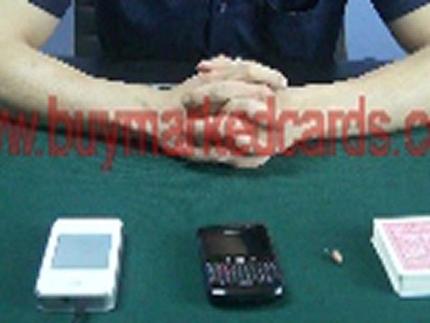 Texas Hold'em caméra de balayage pour lire des cartes marquées